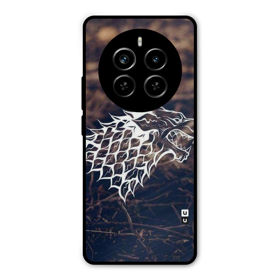 Wolf In White Metal Back Case for Realme P1 Pro