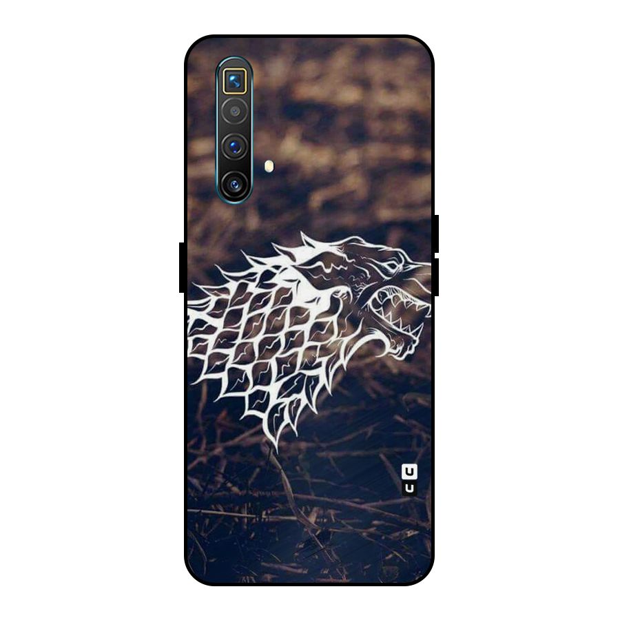 Wolf In White Metal Back Case for Realme X3