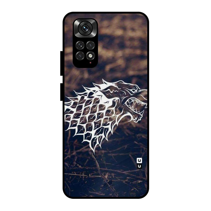 Wolf In White Metal Back Case for Redmi Note 11 Pro