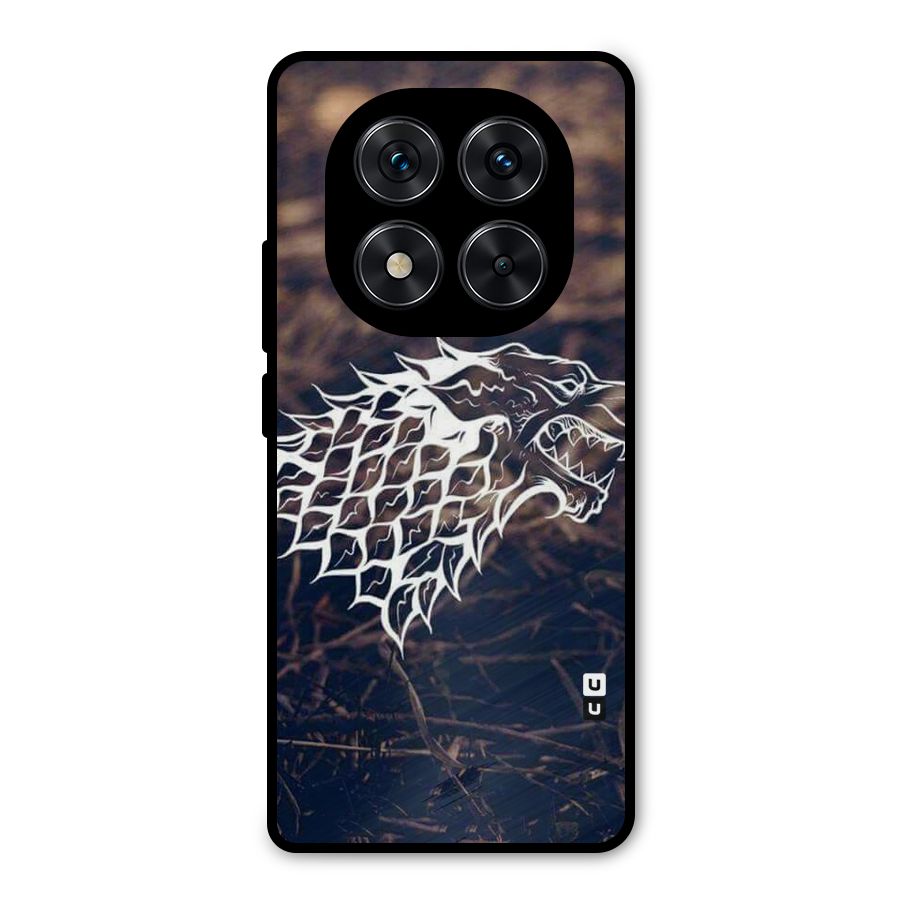 Wolf In White Metal Back Case for Redmi Note 14 Pro 5G