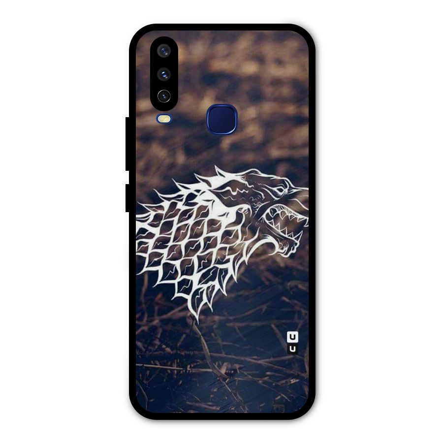 Wolf In White Metal Back Case for Vivo Y15
