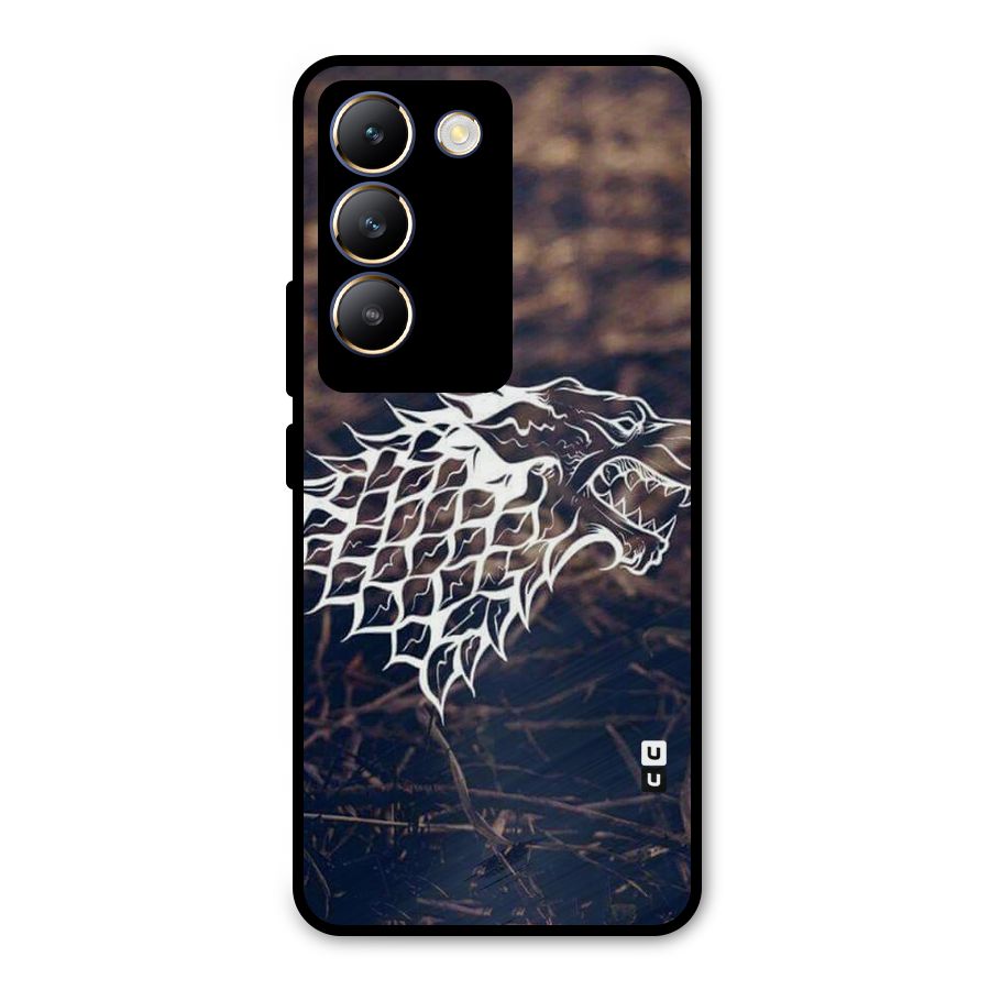 Wolf In White Metal Back Case for Vivo Y200e