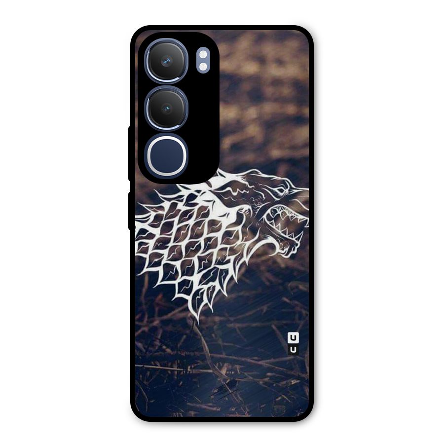 Wolf In White Metal Back Case for Vivo Y29