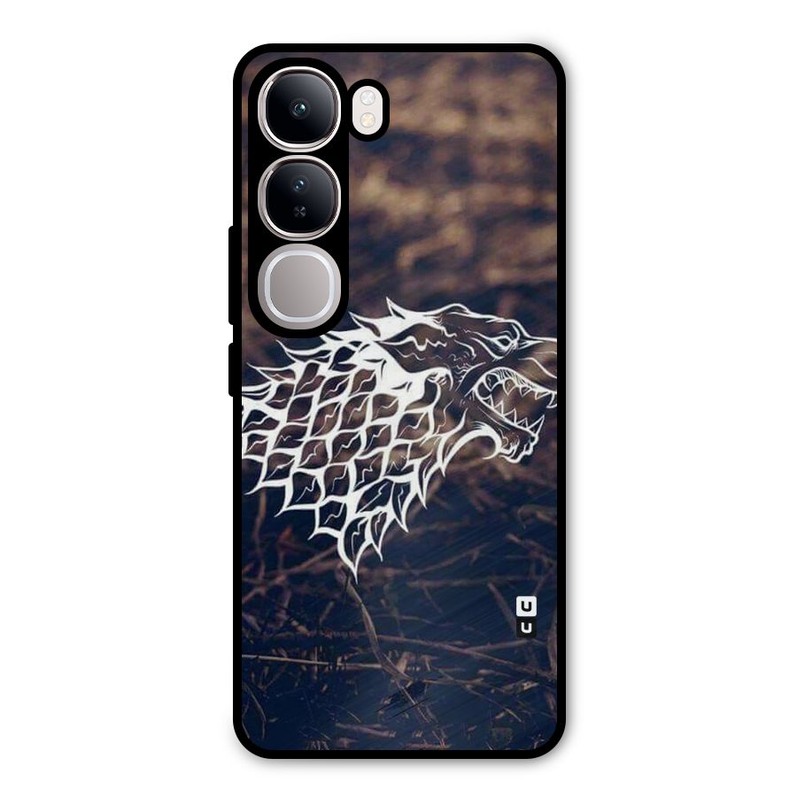 Wolf In White Metal Back Case for Vivo Y300