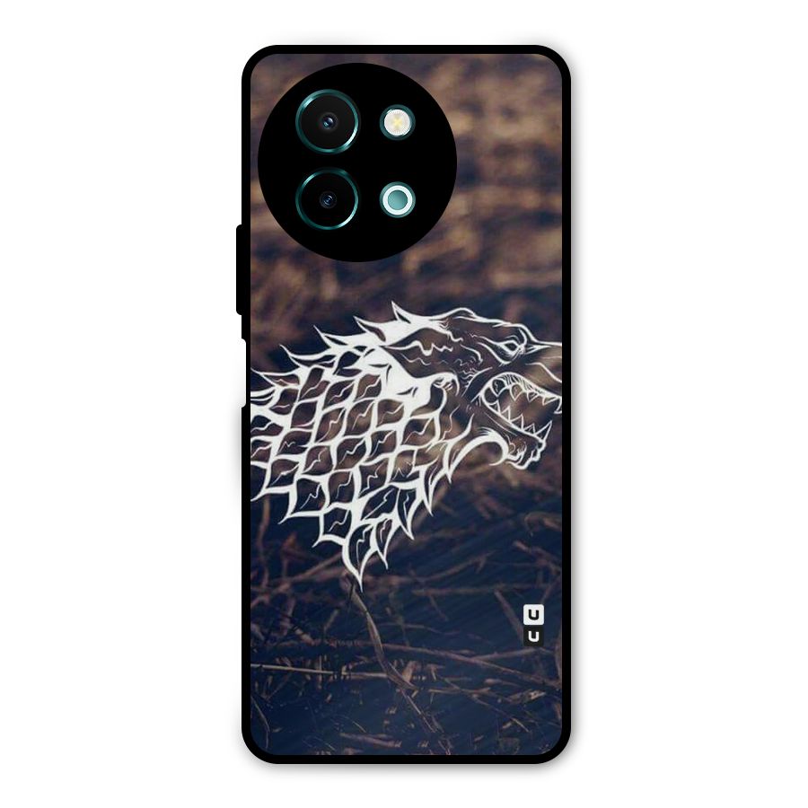Wolf In White Metal Back Case for Vivo Y58