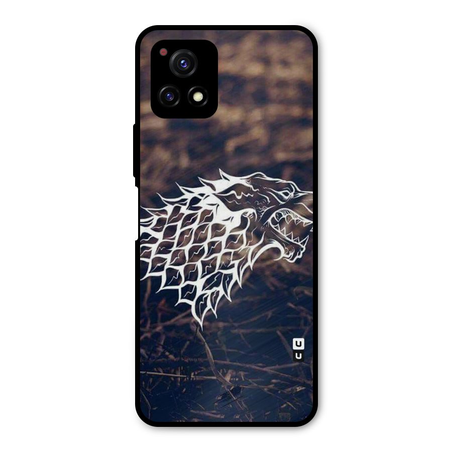 Wolf In White Metal Back Case for Vivo Y72 5G