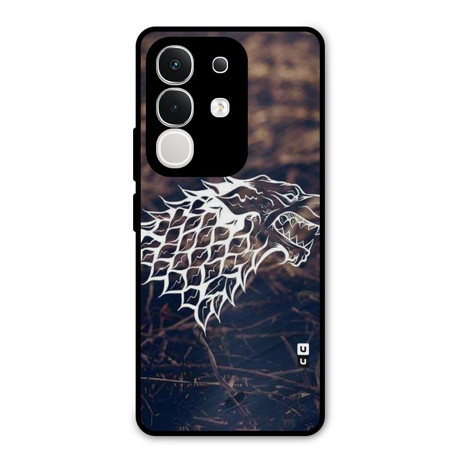 Wolf In White Metal Back Case for iQOO Z10x