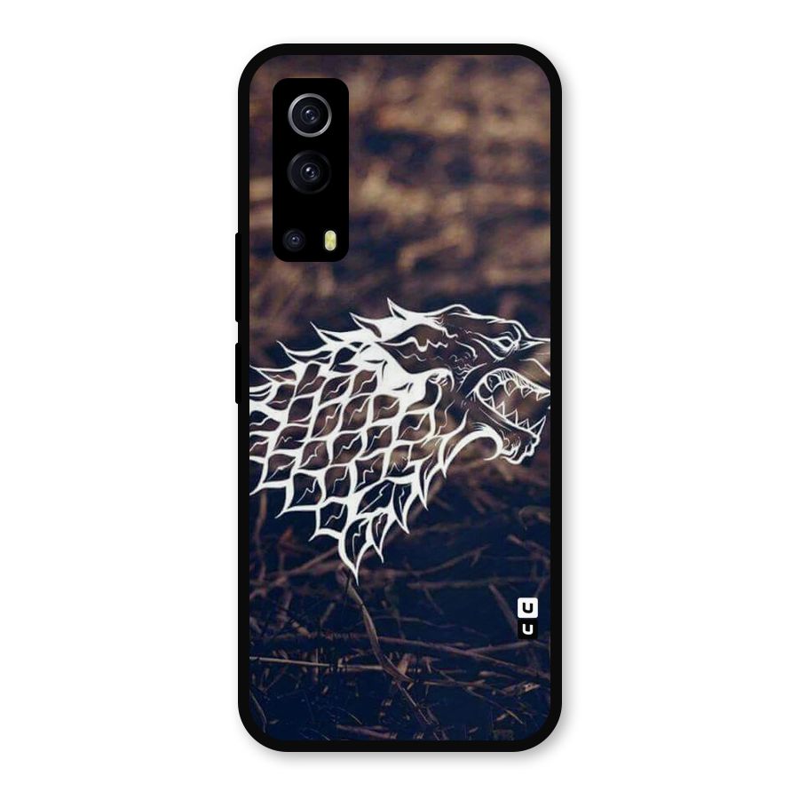 Wolf In White Metal Back Case for iQOO Z3
