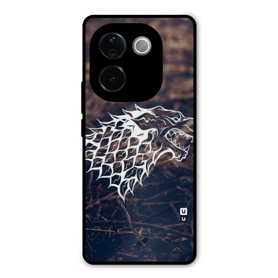 Wolf In White Metal Back Case for iQOO Z9s Pro