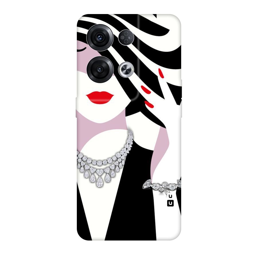 Women Beauty Original Polycarbonate Back Case for Oppo Reno8 Pro 5G