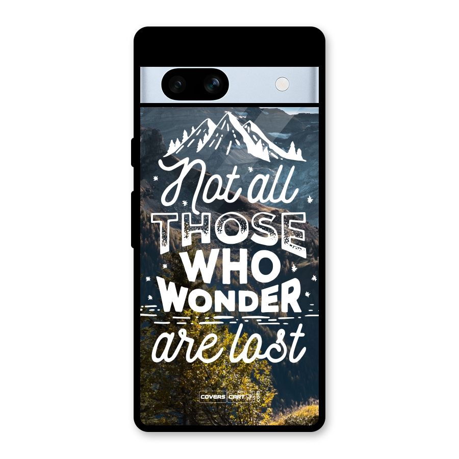 Wonder Lost Glass Back Case for Google Pixel 7a