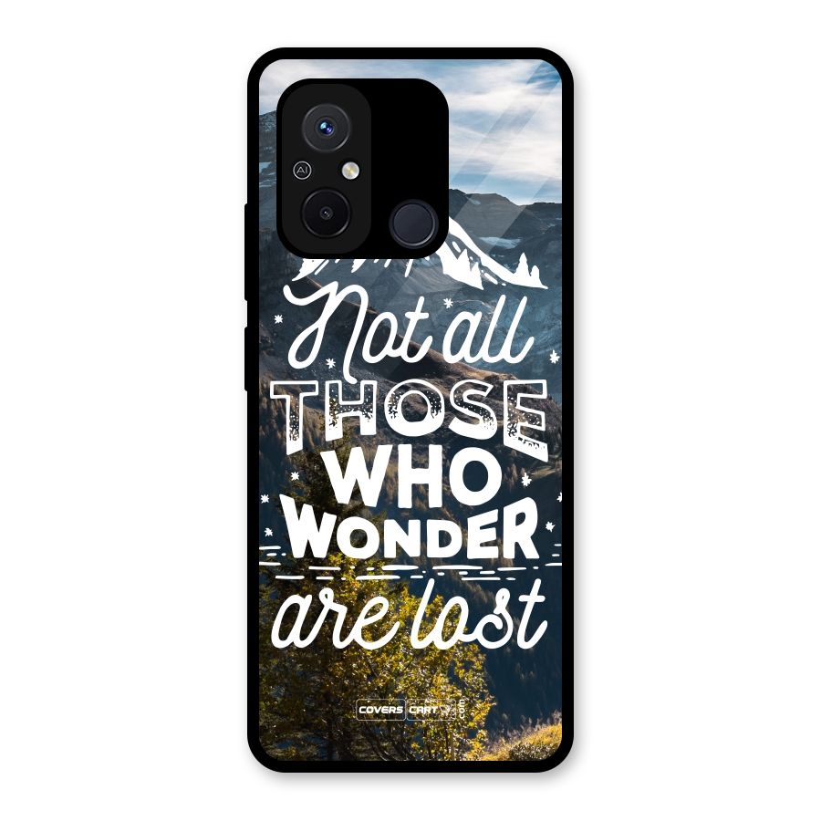 Wonder Lost Glass Back Case for Redmi 12C