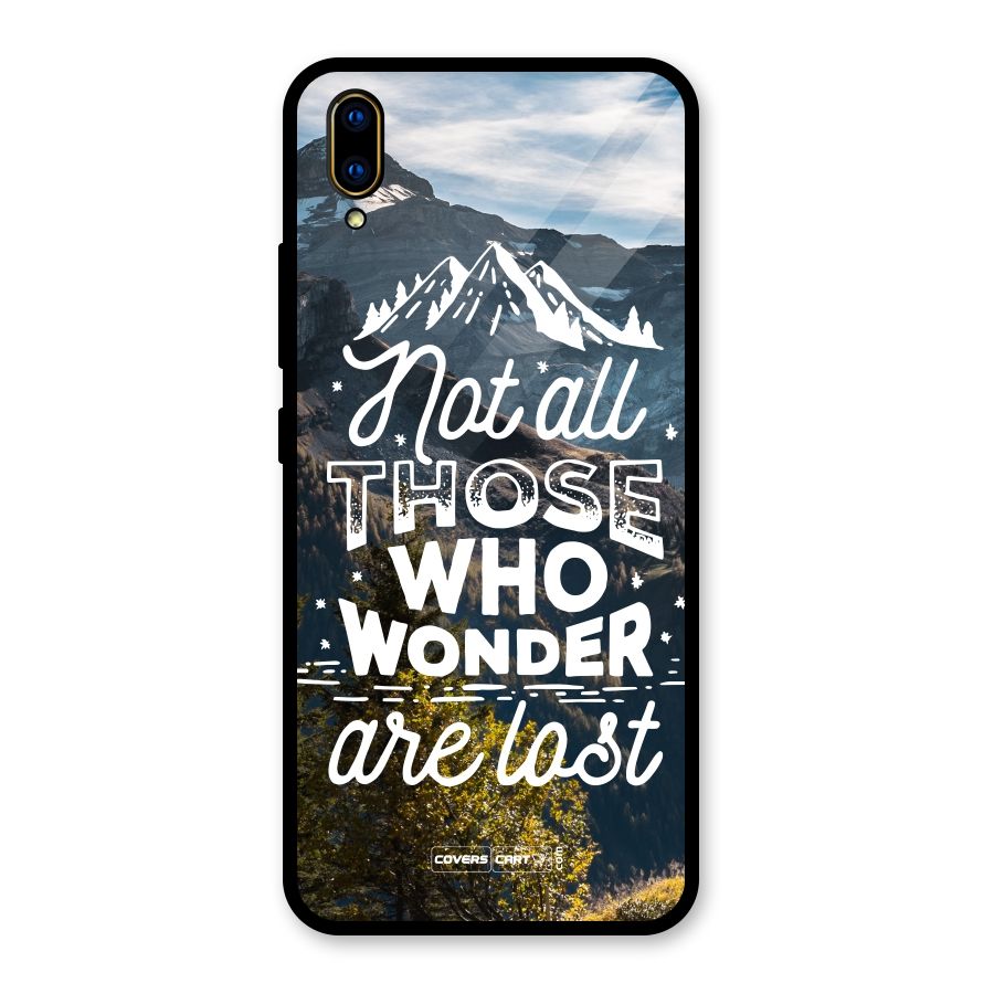 Wonder Lost Glass Back Case for Vivo V11 Pro