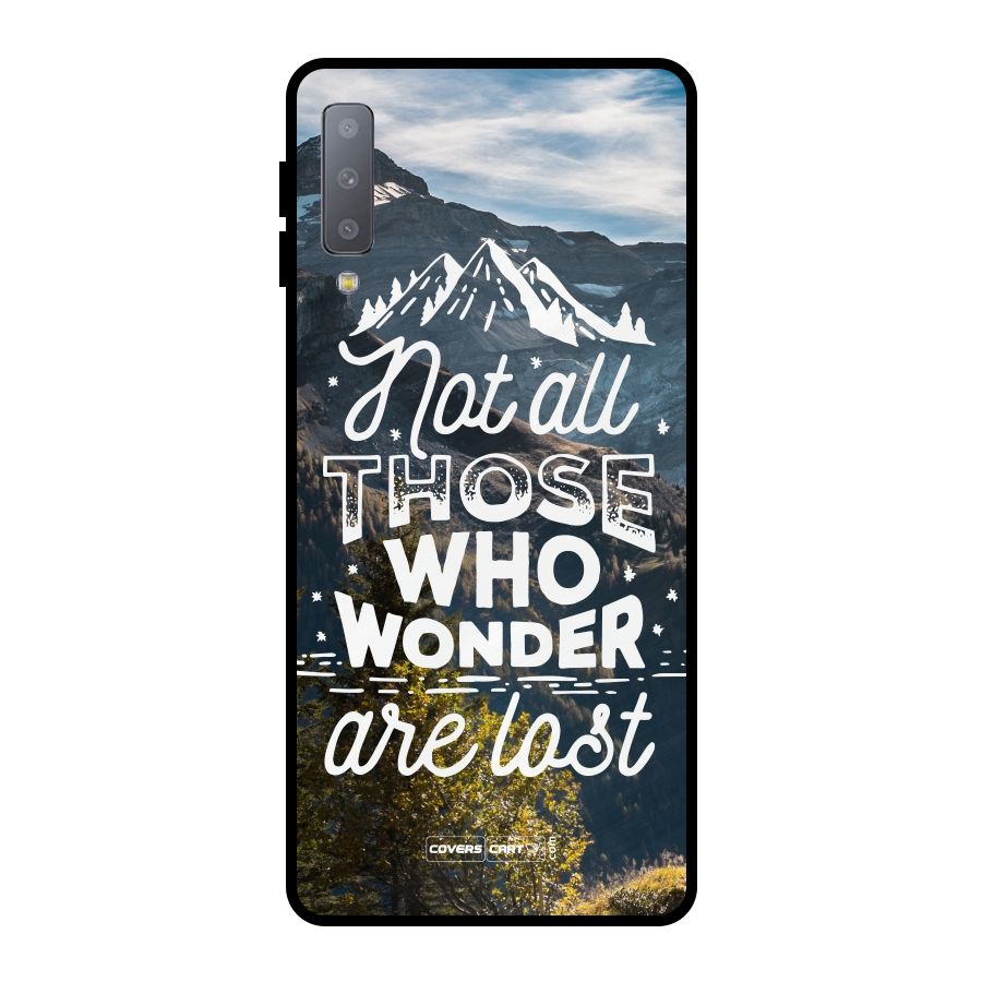 Wonder Lost Metal Back Case for Galaxy A7 (2018)