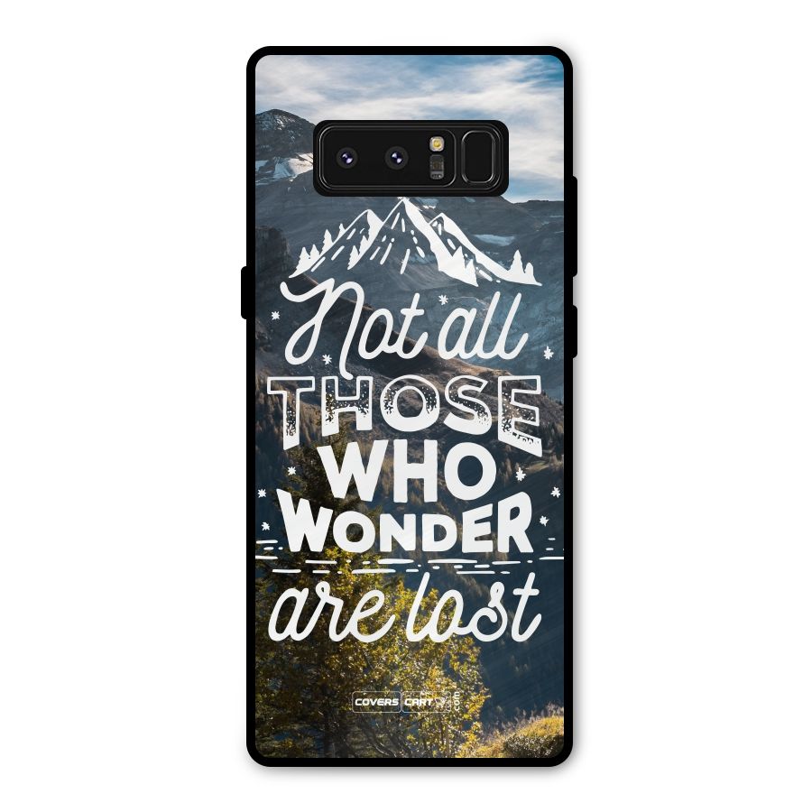 Wonder Lost Metal Back Case for Galaxy Note 8