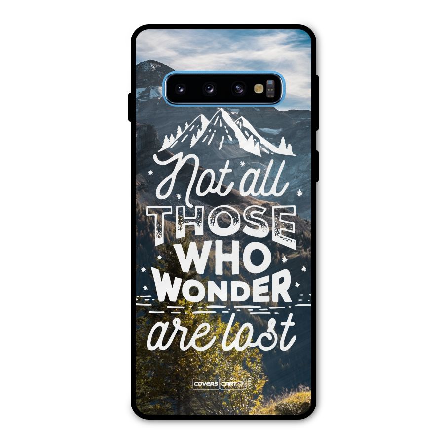 Wonder Lost Metal Back Case for Galaxy S10
