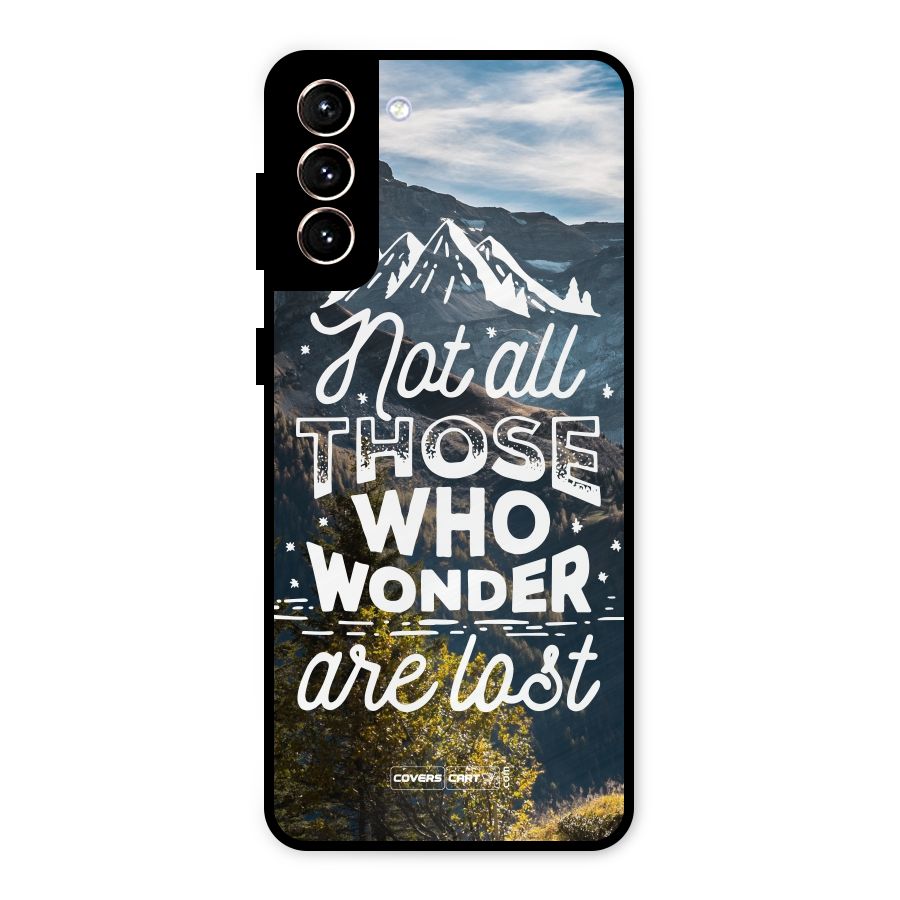 Wonder Lost Metal Back Case for Galaxy S21 Plus