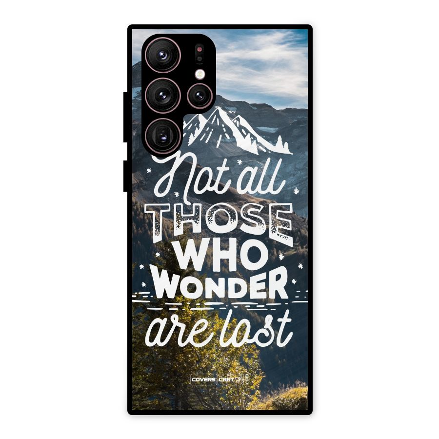 Wonder Lost Metal Back Case for Galaxy S22 Ultra 5G