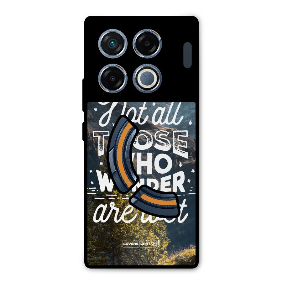 Wonder Lost Metal Back Case for Infinix GT 20 Pro