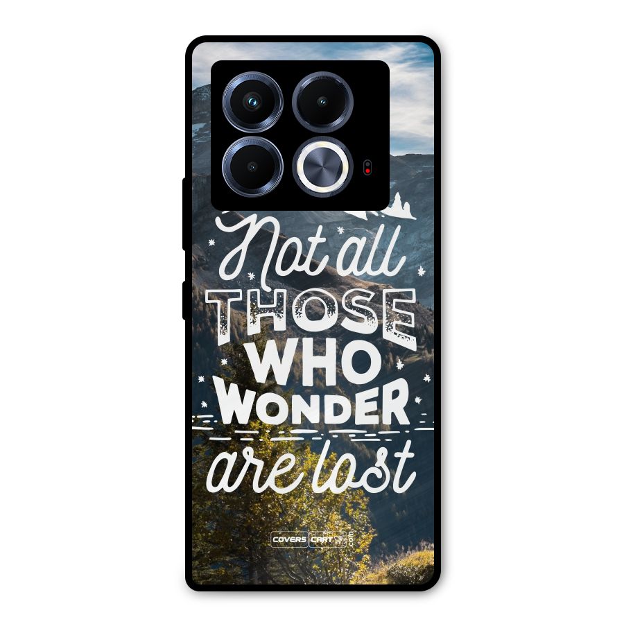 Wonder Lost Metal Back Case for Infinix Note 40 5G