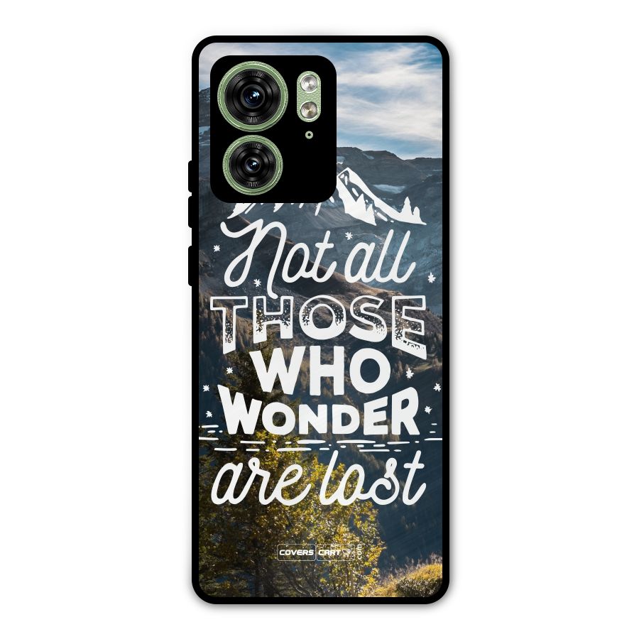 Wonder Lost Metal Back Case for Motorola Edge 40 5G