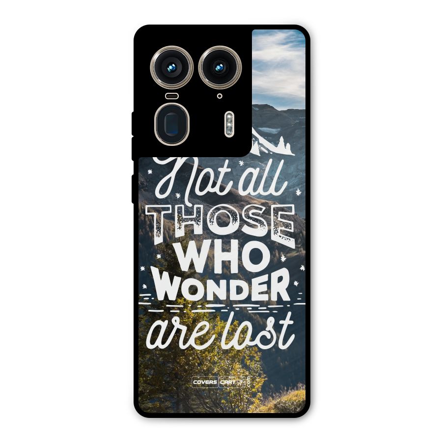 Wonder Lost Metal Back Case for Motorola Edge 50 Ultra