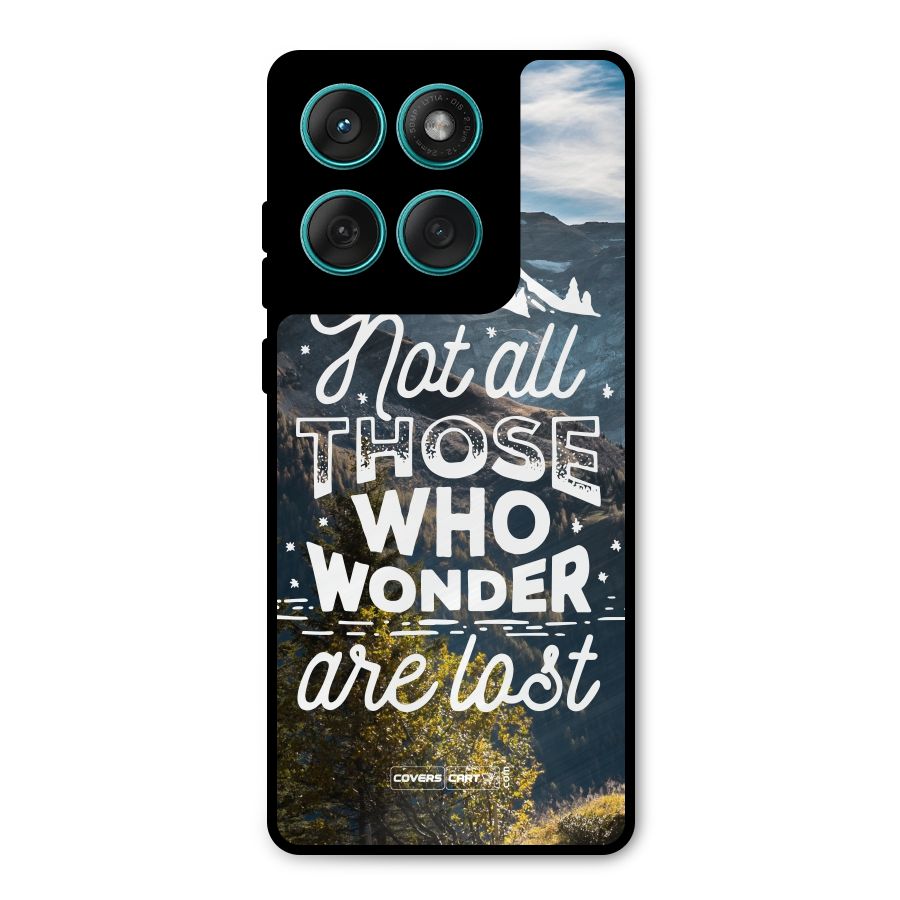 Wonder Lost Metal Back Case for Motorola Edge 60