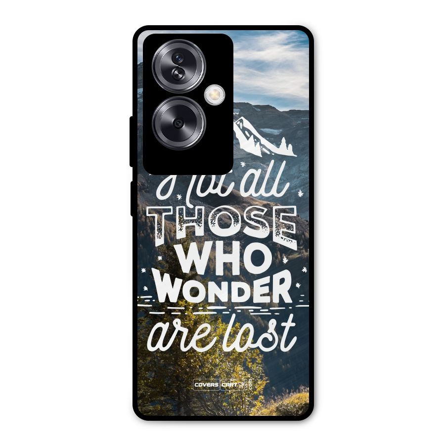 Wonder Lost Metal Back Case for Oppo A79 5G