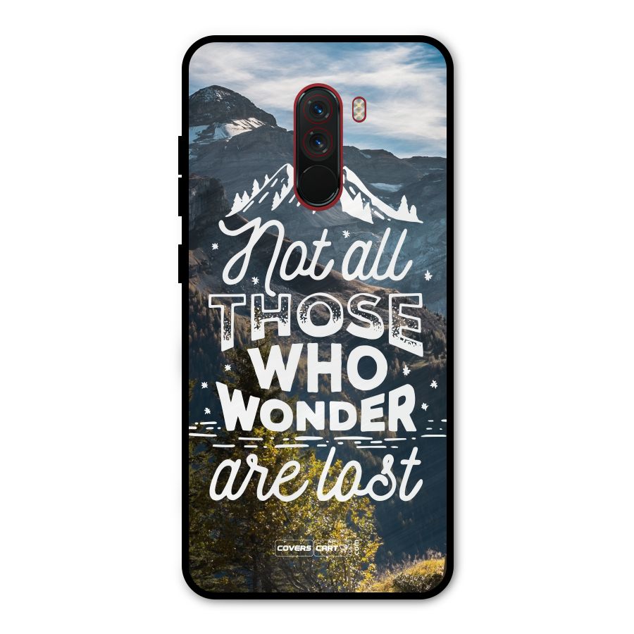Wonder Lost Metal Back Case for Poco F1