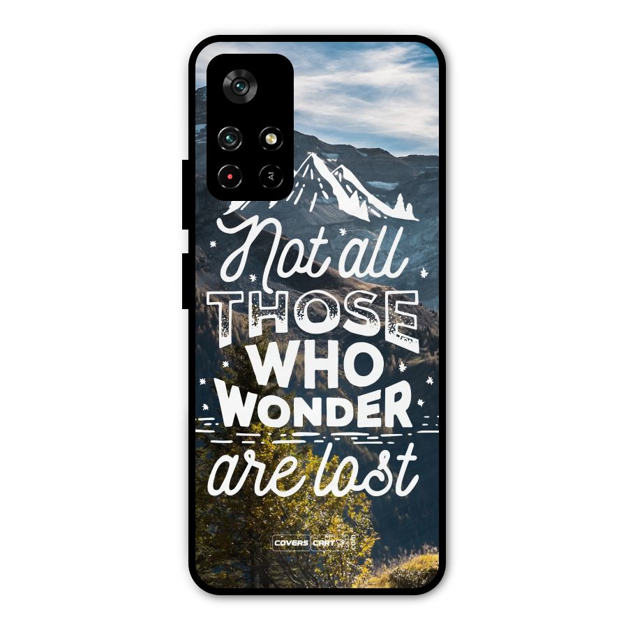 Wonder Lost Metal Back Case for Poco M4 Pro 5G