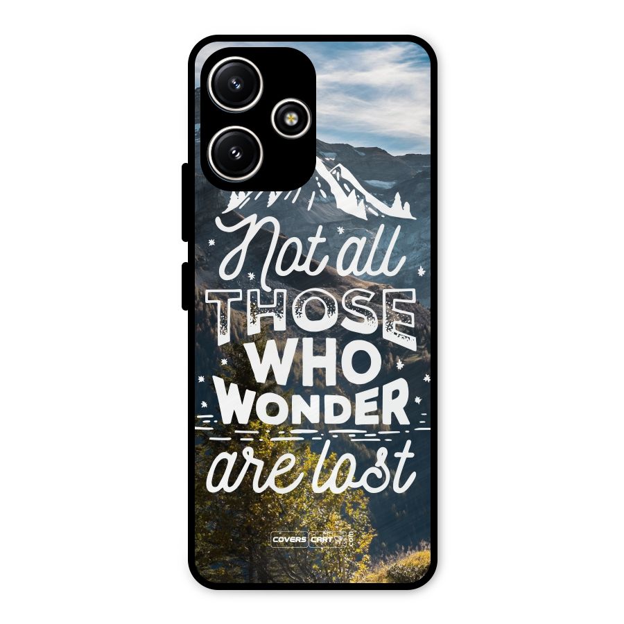Wonder Lost Metal Back Case for Poco M6 Pro