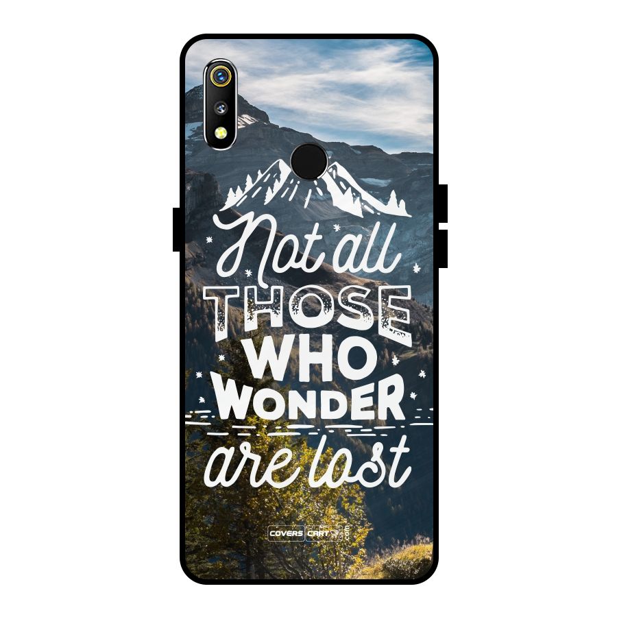 Wonder Lost Metal Back Case for Realme 3i