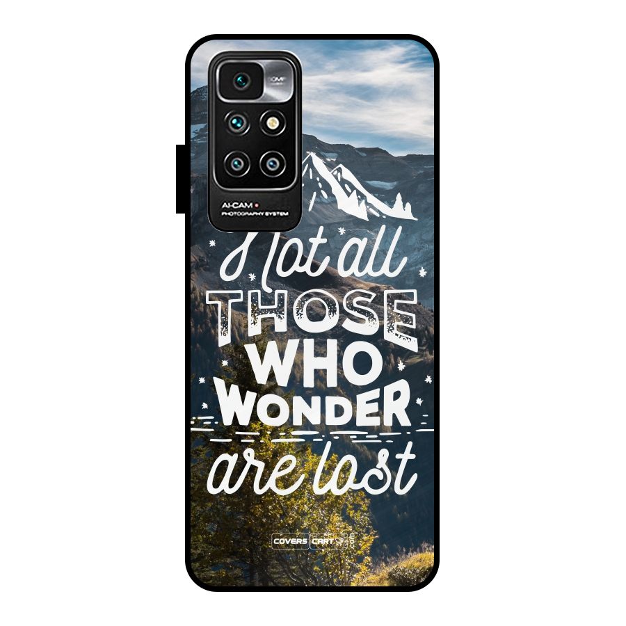 Wonder Lost Metal Back Case for Redmi 10 Prime