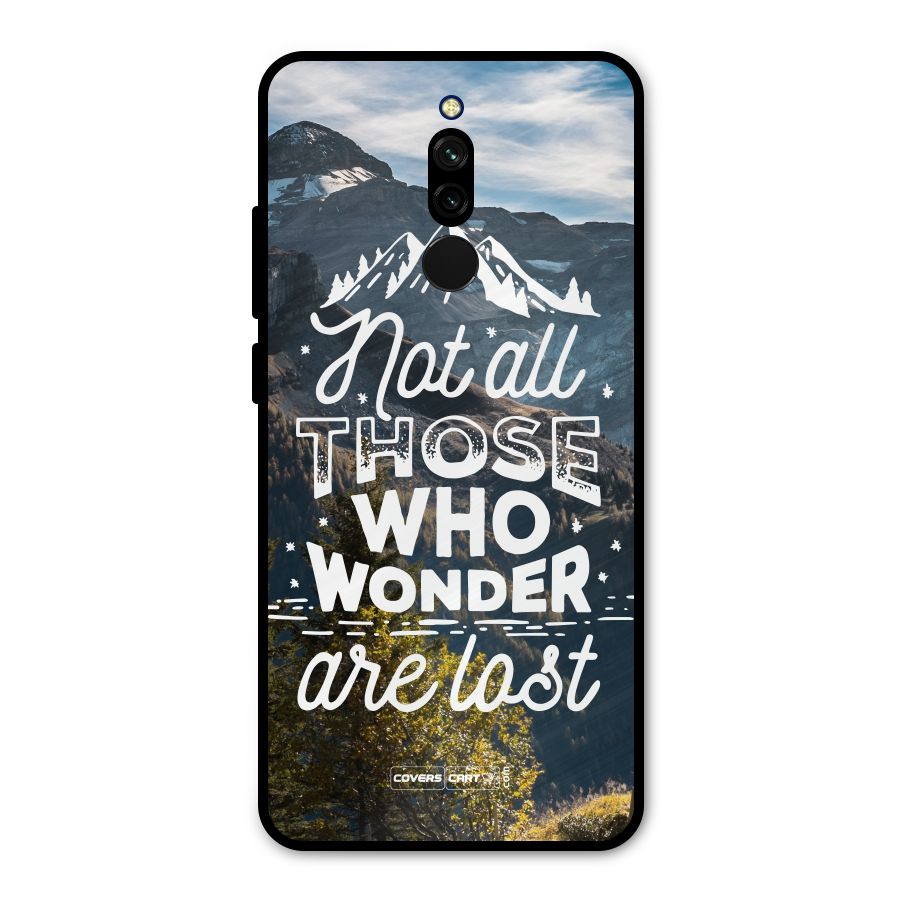 Wonder Lost Metal Back Case for Redmi 8