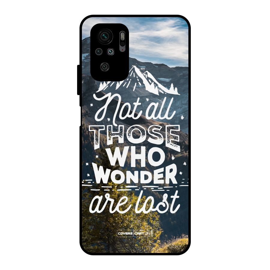 Wonder Lost Metal Back Case for Redmi Note 10S