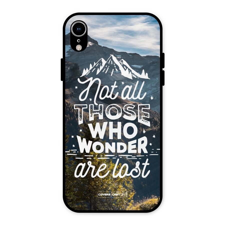 Wonder Lost Metal Back Case for iPhone XR
