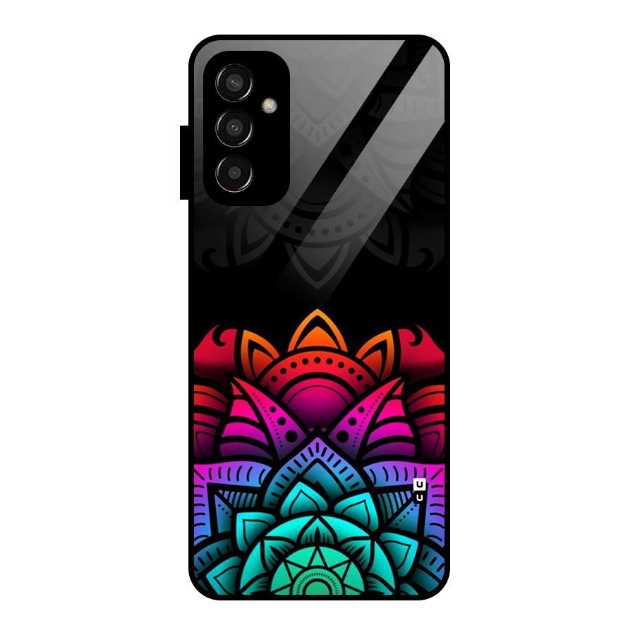 Wonderful Floral Glass Back Case for Galaxy F13