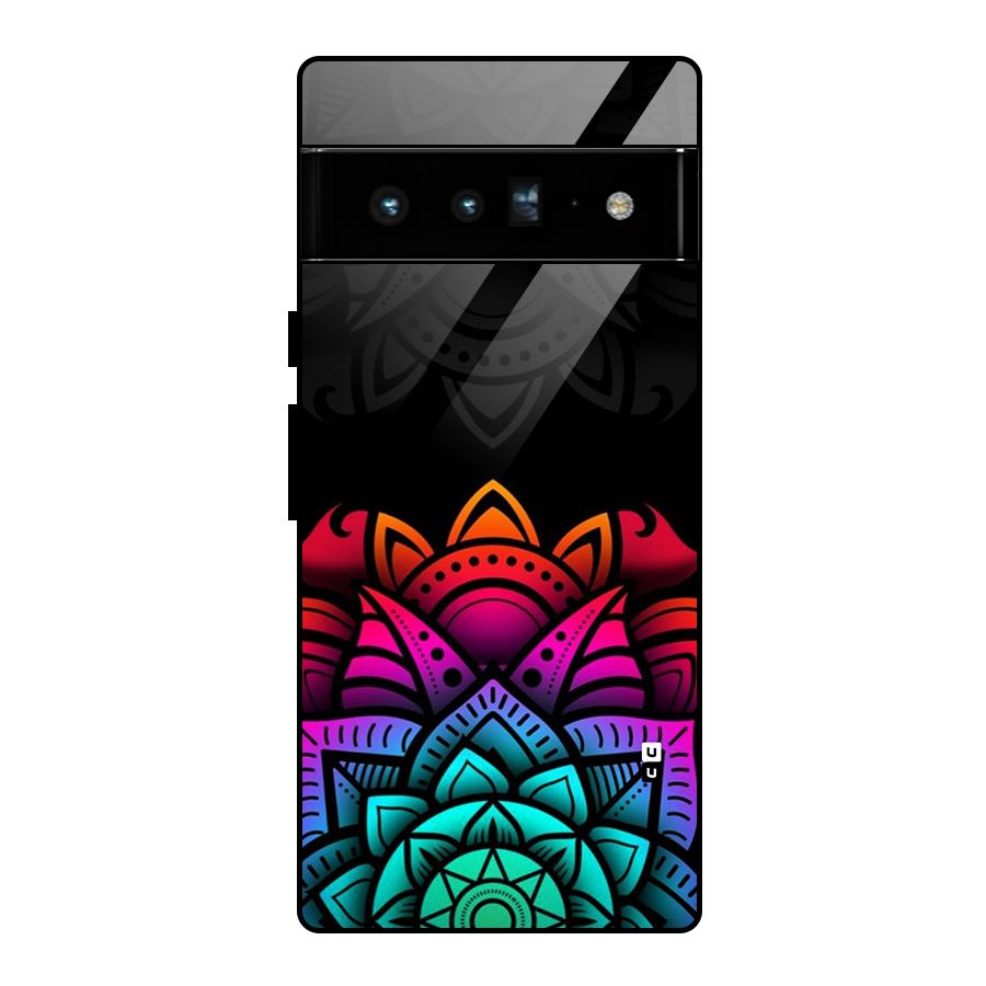Wonderful Floral Glass Back Case for Google Pixel 6 Pro
