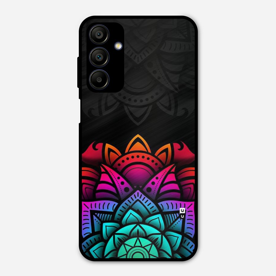 Wonderful Floral Metal Back Case for Galaxy A15 5G