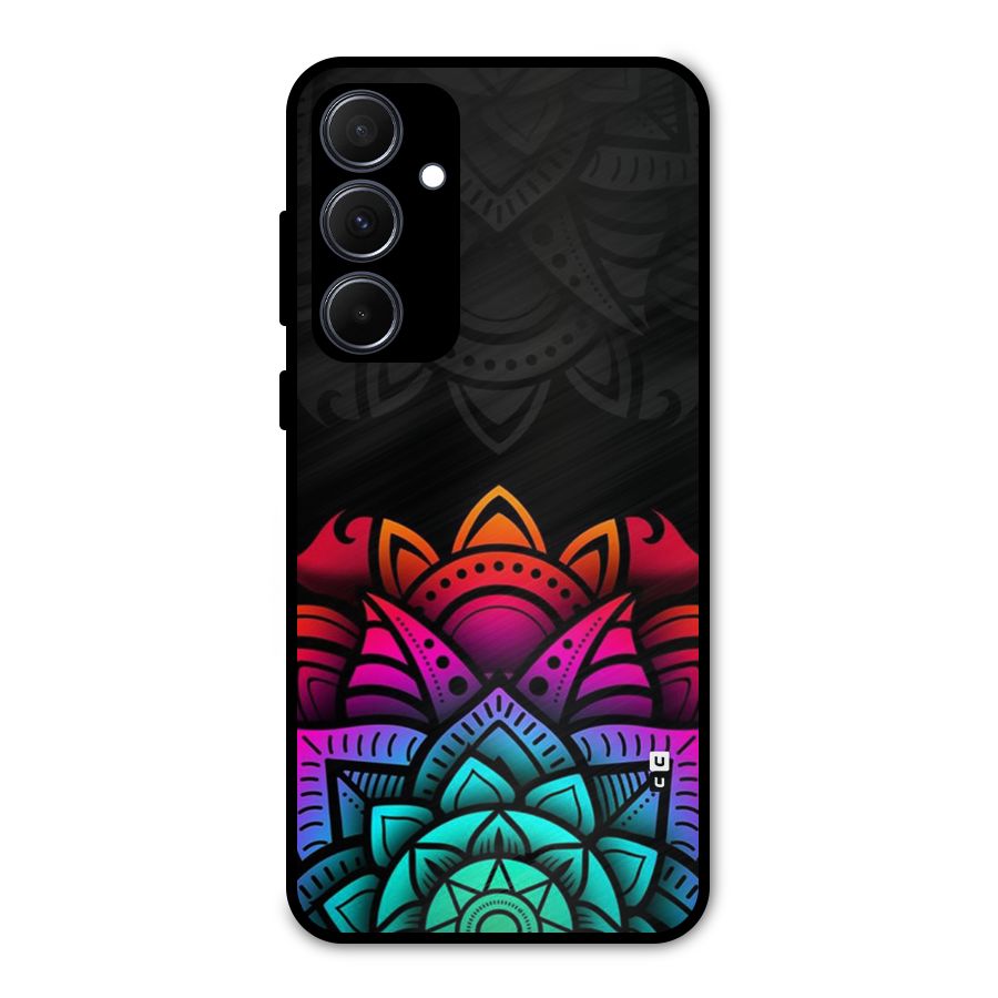 Wonderful Floral Metal Back Case for Galaxy A35