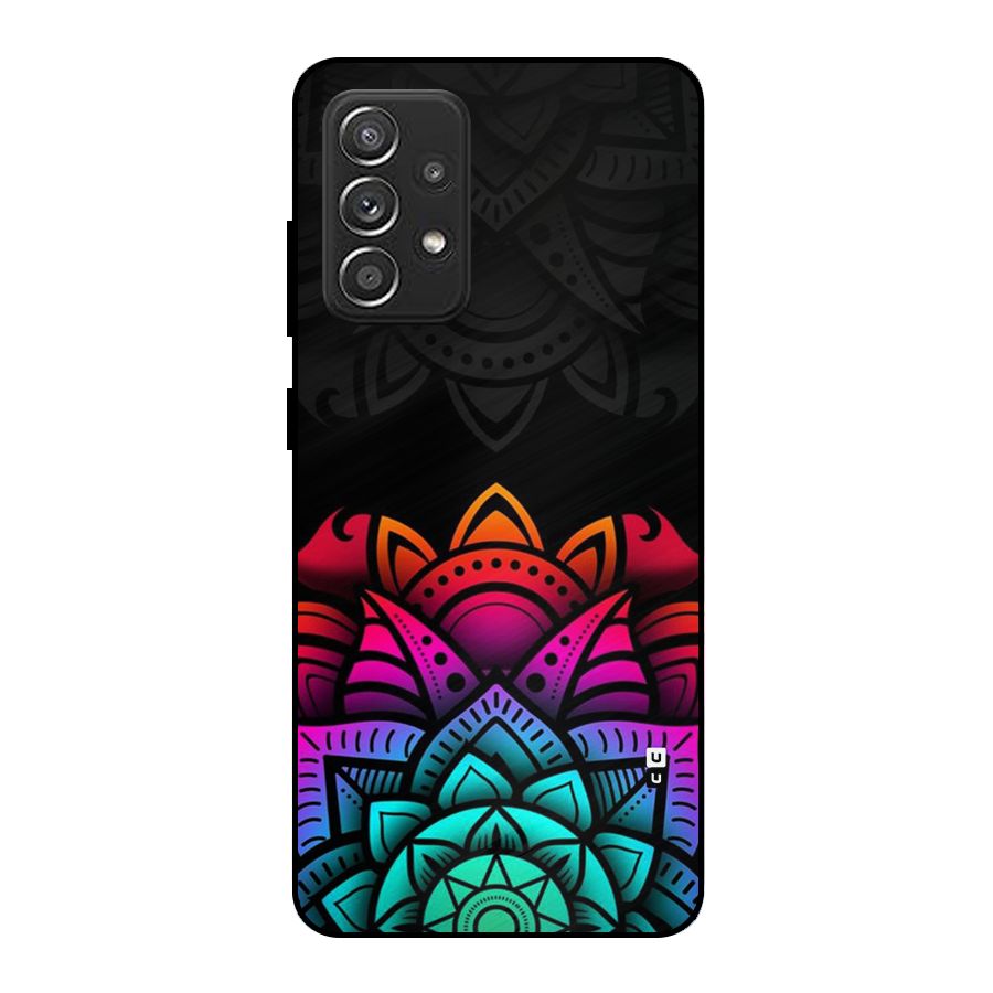 Wonderful Floral Metal Back Case for Galaxy A52s 5G