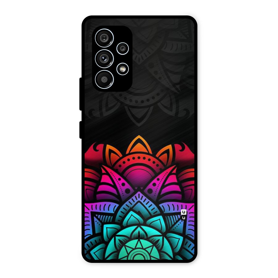 Wonderful Floral Metal Back Case for Galaxy A53 5G