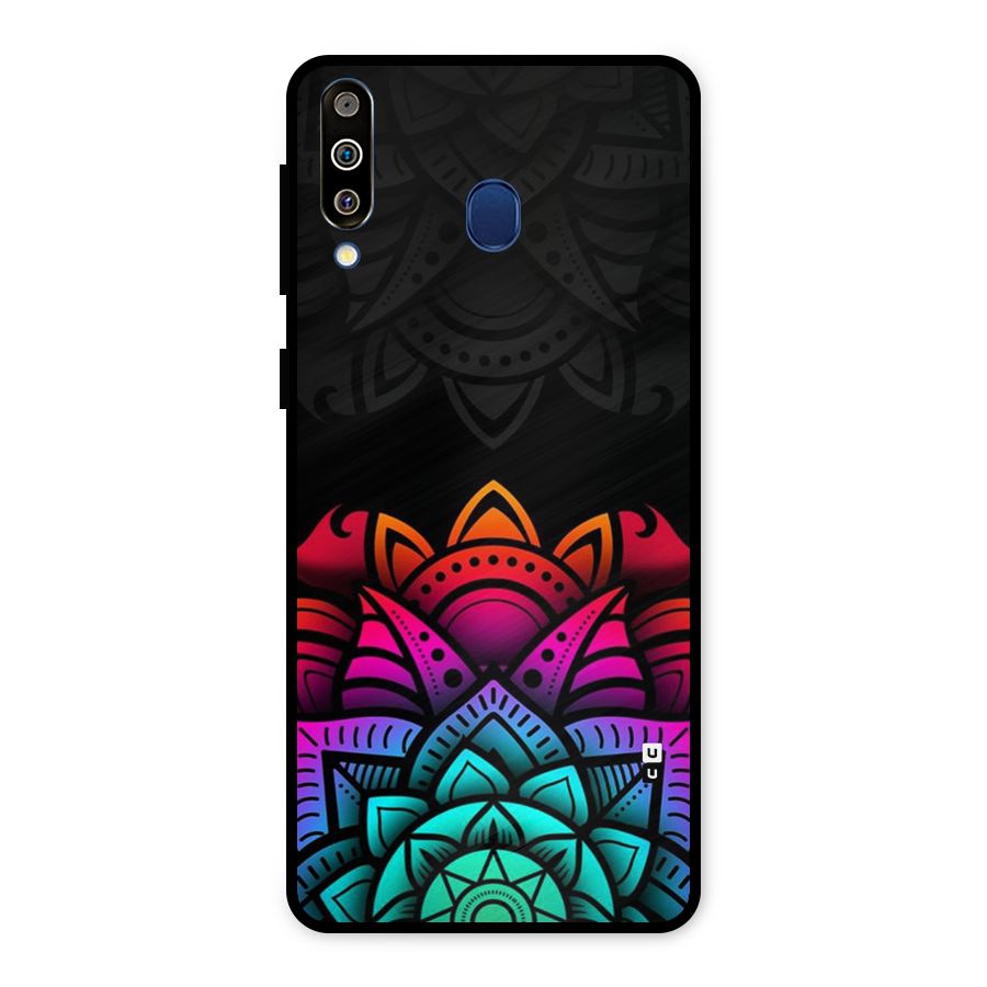 Wonderful Floral Metal Back Case for Galaxy M30