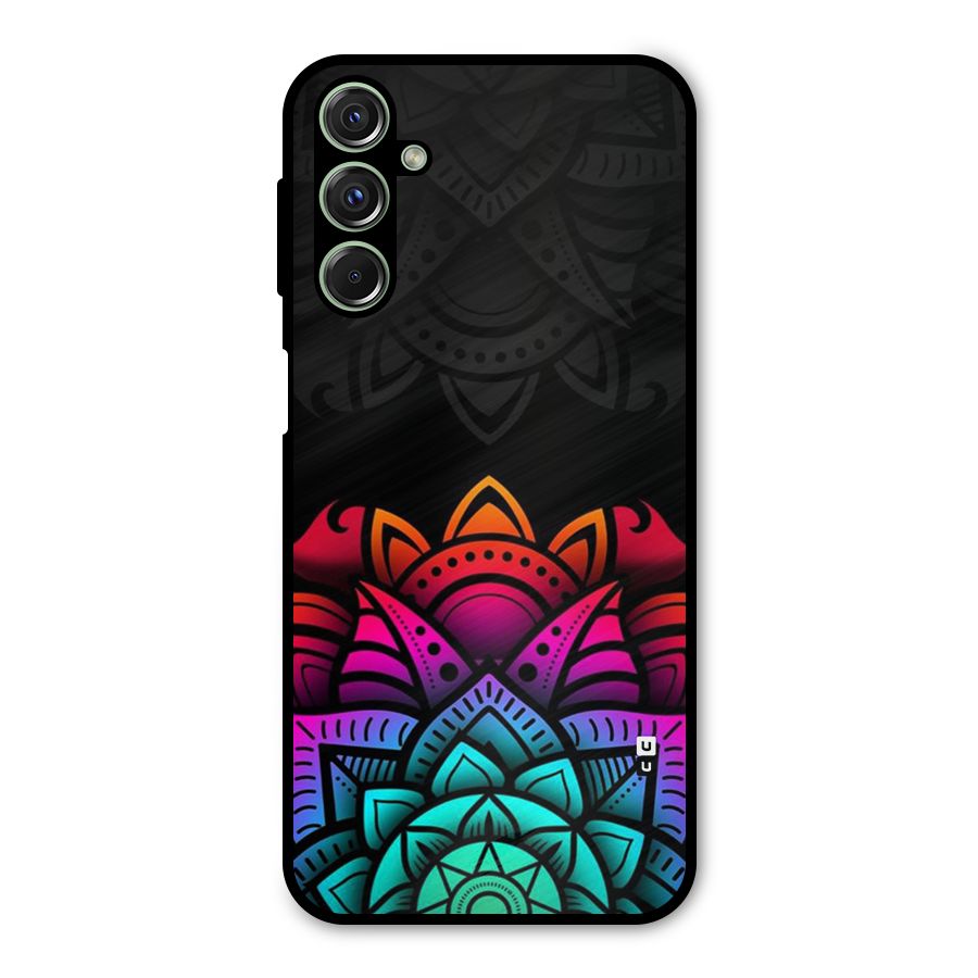Wonderful Floral Metal Back Case for Galaxy M34