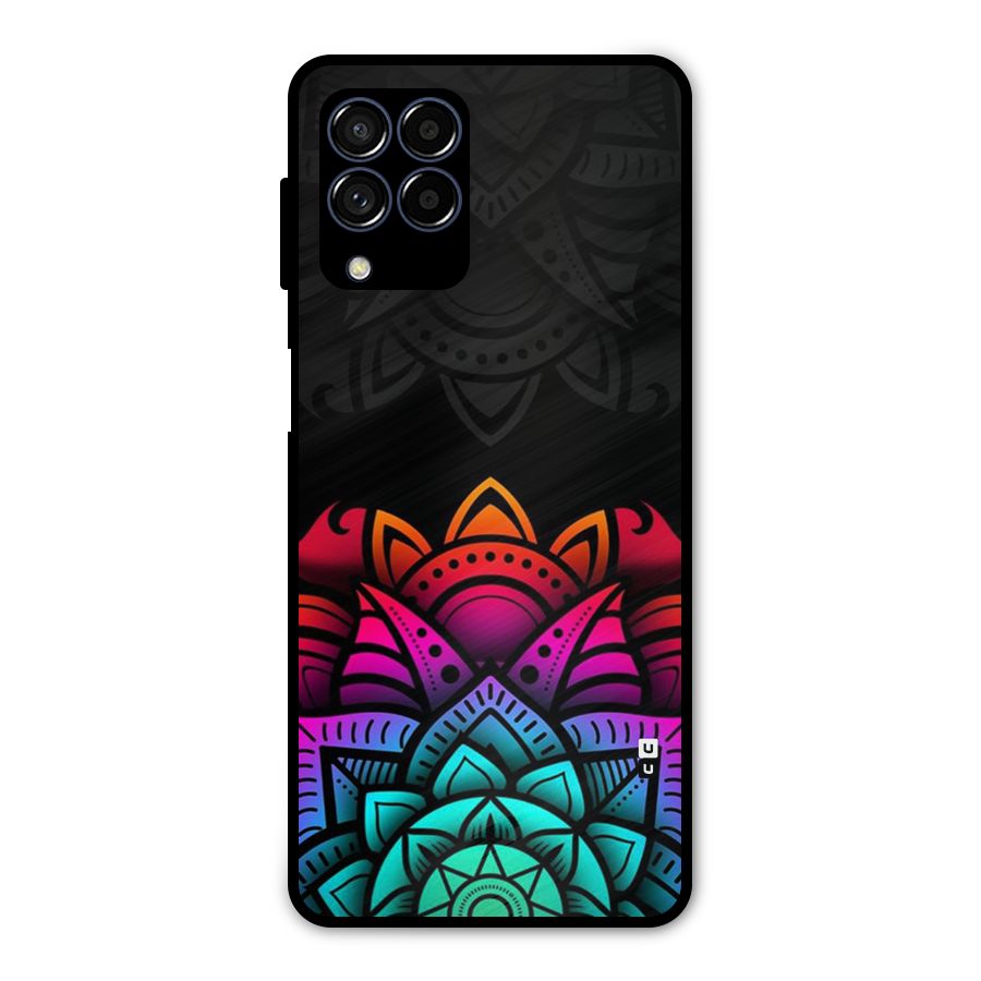 Wonderful Floral Metal Back Case for Galaxy M53 5G