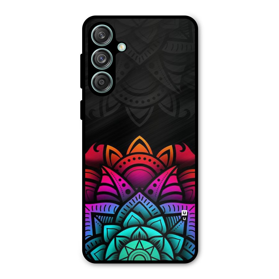 Wonderful Floral Metal Back Case for Galaxy M55 5G