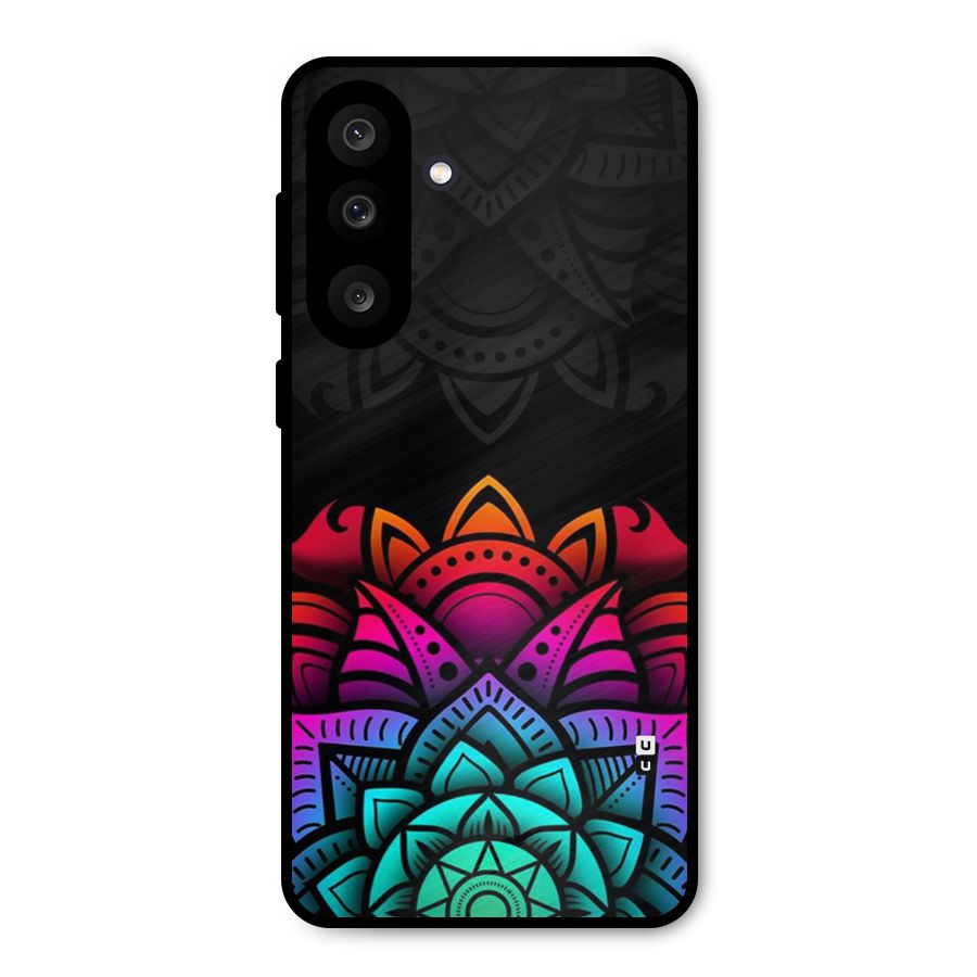 Wonderful Floral Metal Back Case for Galaxy M56