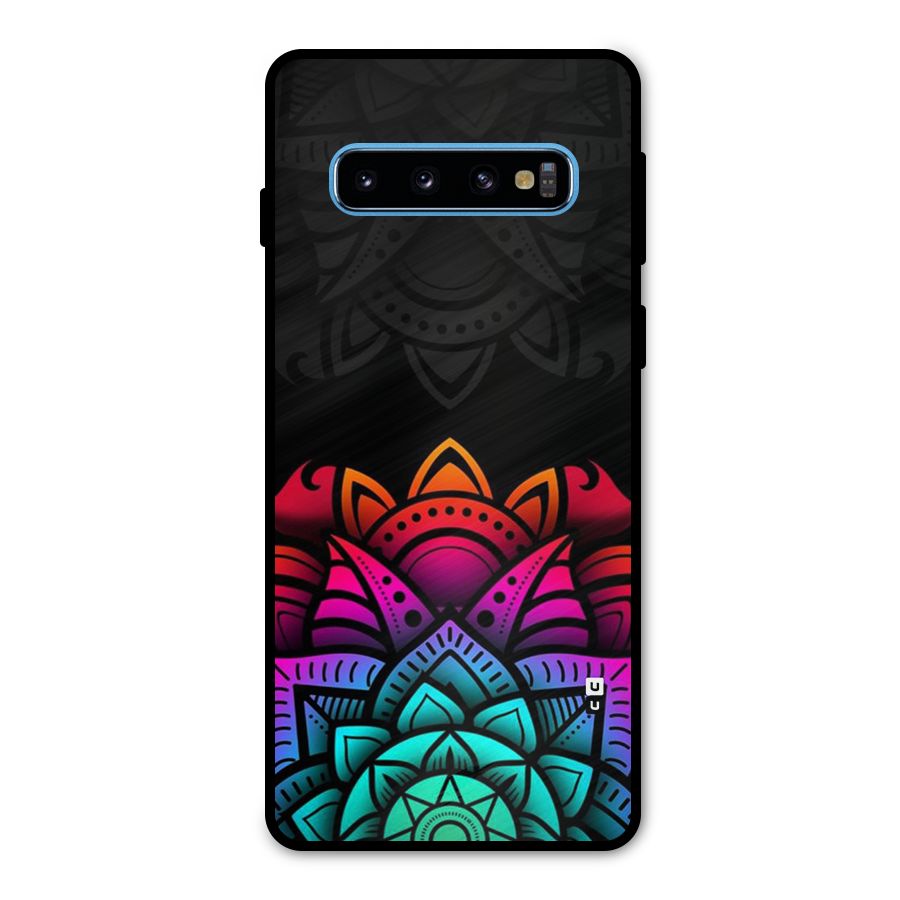Wonderful Floral Metal Back Case for Galaxy S10