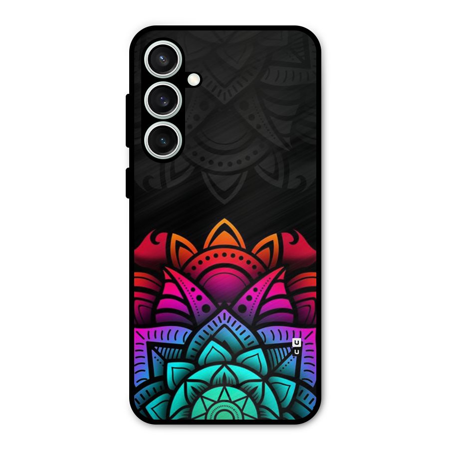 Wonderful Floral Metal Back Case for Galaxy S23 FE