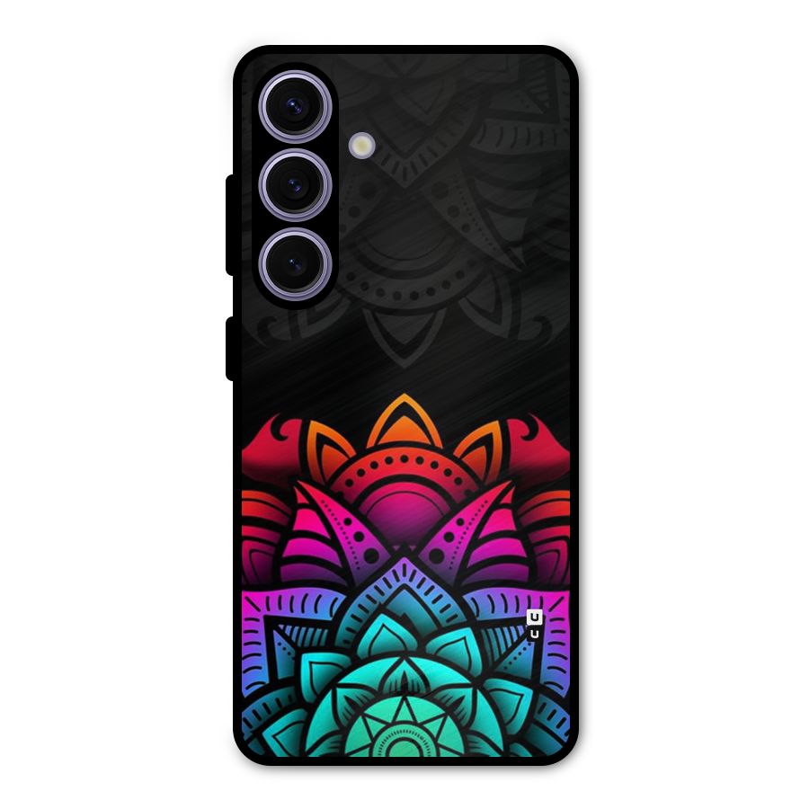 Wonderful Floral Metal Back Case for Galaxy S24